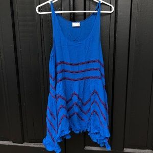 FREE PEOPLE cover-up/dress. Lace cutouts.